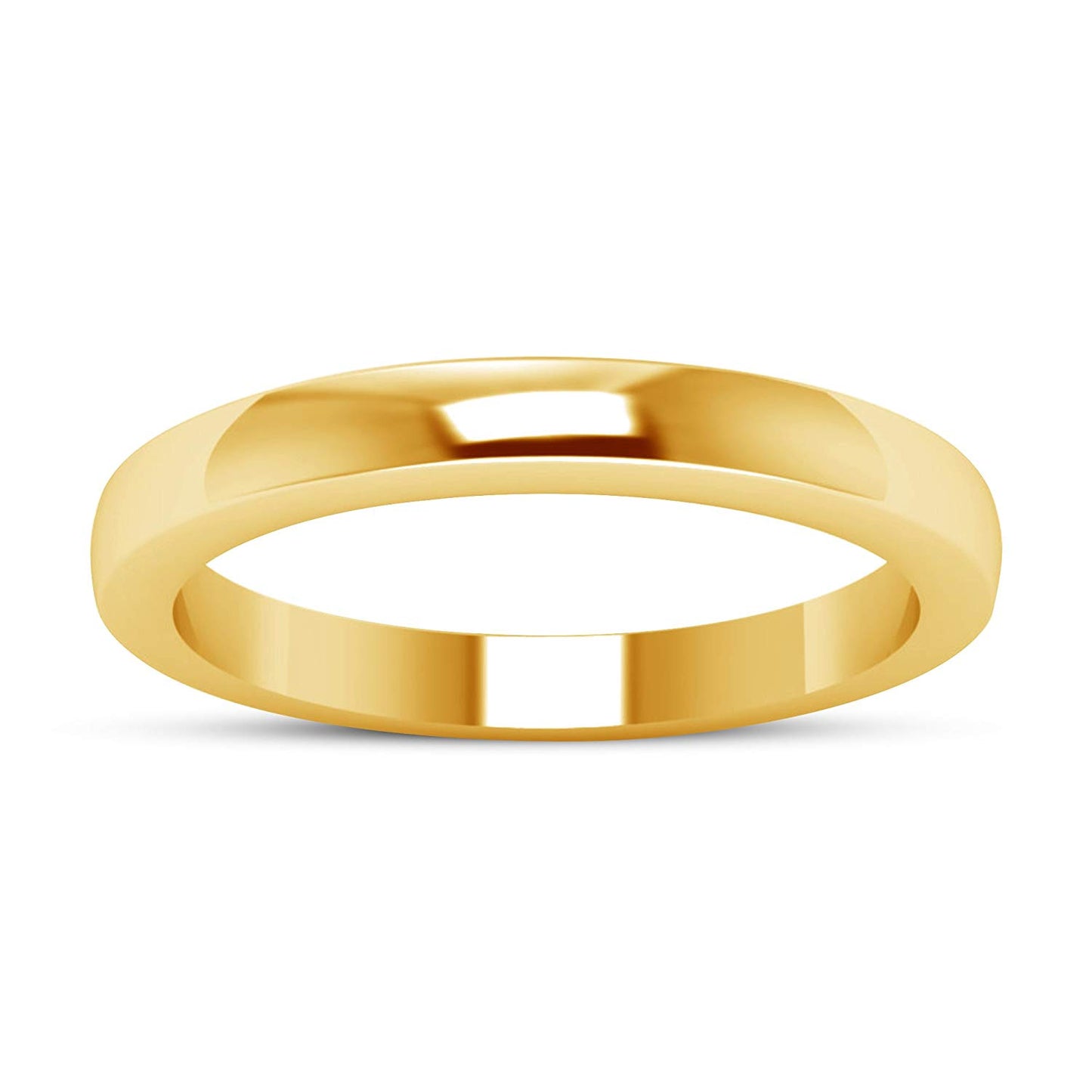 atjewels 18K Yellow Gold Over 925 Sterling Silver Anniversary Band Rings For Men's MOTHER'S DAY SPECIAL OFFER - atjewels.in