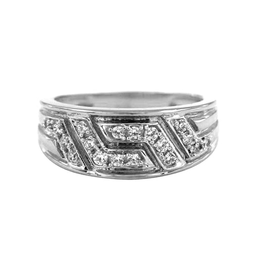 atjewels 14K White Gold Over 925 Silver 0.49 TCW with Round White CZ Wedding and Anniversary Ring MOTHER'S DAY SPECIAL OFFER - atjewels.in