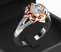 0.75 CT Round Cut Diamond 925 Sterling Silver Women Flower Engagement Ring Gift For Her