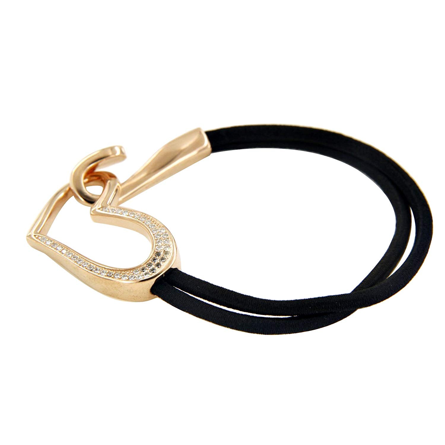 atjewels valentine Special Rose Gold Plated on 925 Sterling Adjustable Heart Bracelet MOTHER'S DAY SPECIAL OFFER - atjewels.in