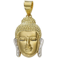 atjewels14K Yellow & White Gold Plated .925 Sterling Silver Buddha Pendant for Uniex Mother's Day Special Offer - atjewels.in