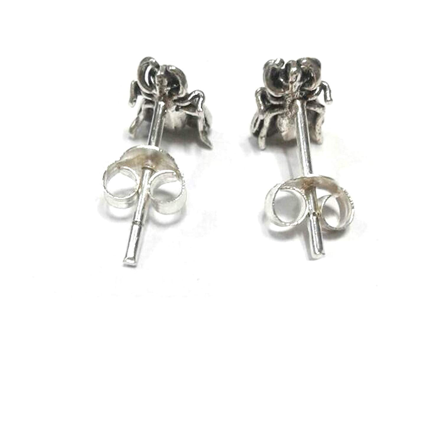 atjewels Oxidised .925 Sterling Silver Bee Stud Earrings For Girl's and Women's For MOTHER'S DAY SPECIAL OFFER - atjewels.in