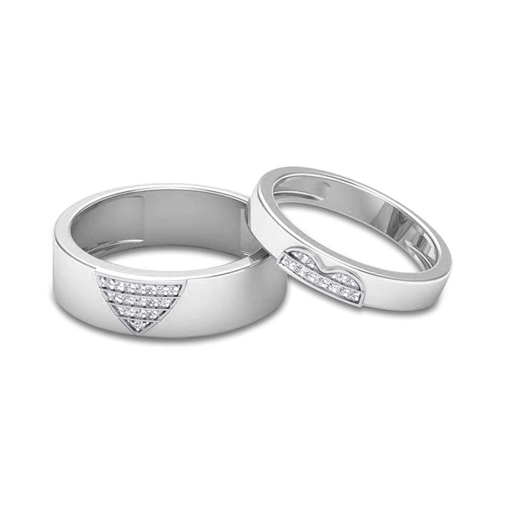 Silver Wedding Band, Silver Wedding Ring, 2 Piece Wedding Ring Set 4mm  Silver Tungsten Band and