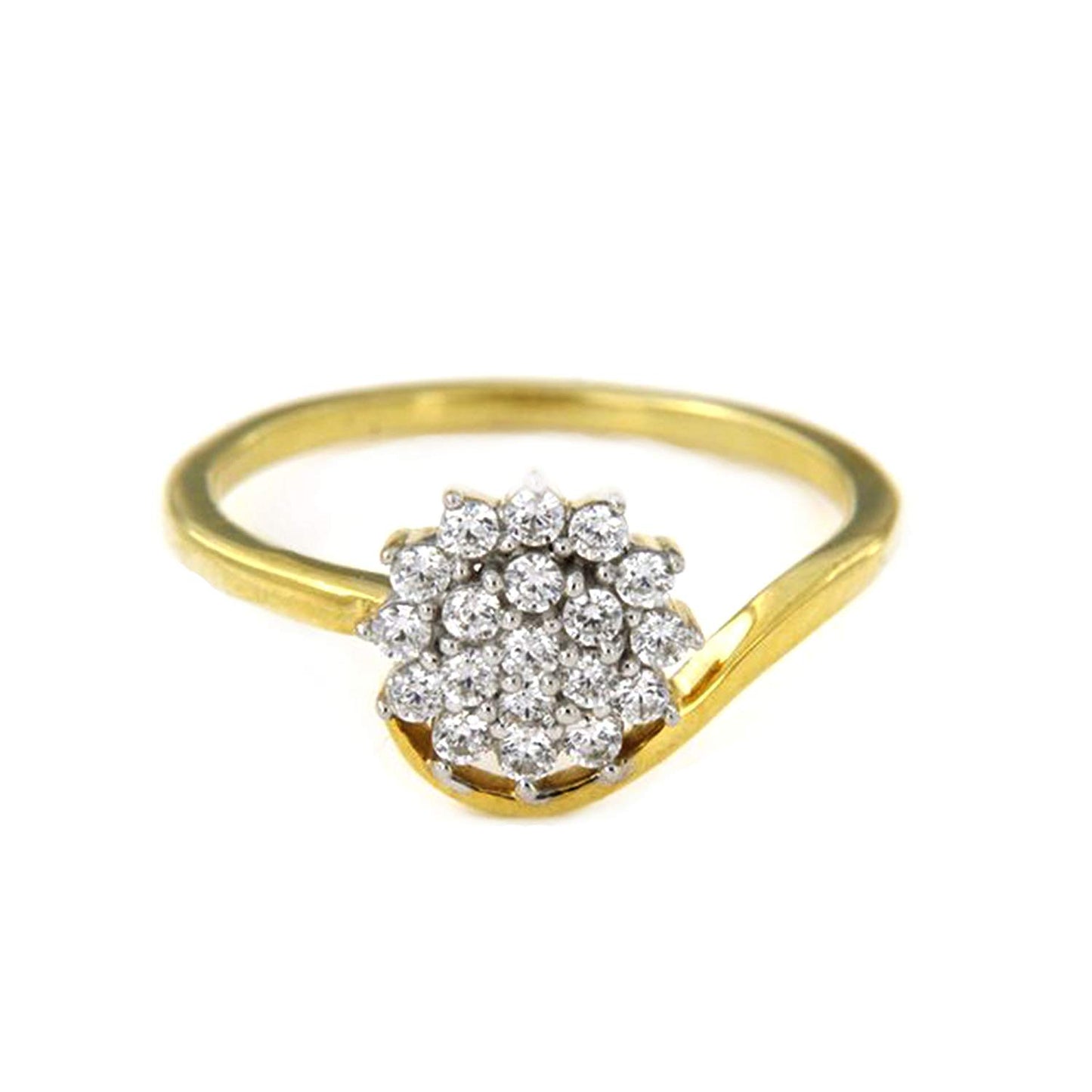 atjewels Men's Wedding Band Ring In Round White CZ 18K Two Tone Gold Over .925 Sterling Silver MOTHER'S DAY SPECIAL OFFER - atjewels.in