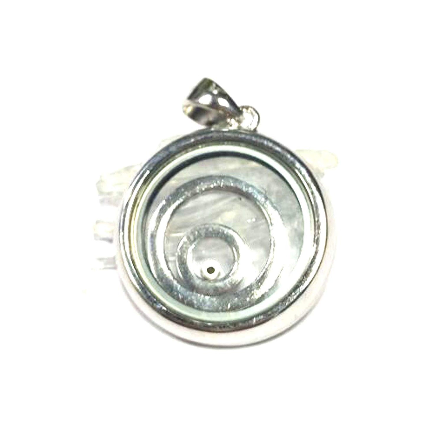 atjewels Round Cut White CZ .925 Sterling Silver Pendant For Girl's & Women's For MOTHER'S DAY SPECIAL OFFER - atjewels.in