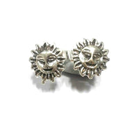 atjewels Oxidised .925 Sterling Silver Moon Stud Earrings For Girl's and Women's For MOTHER'S DAY SPECIAL OFFER - atjewels.in