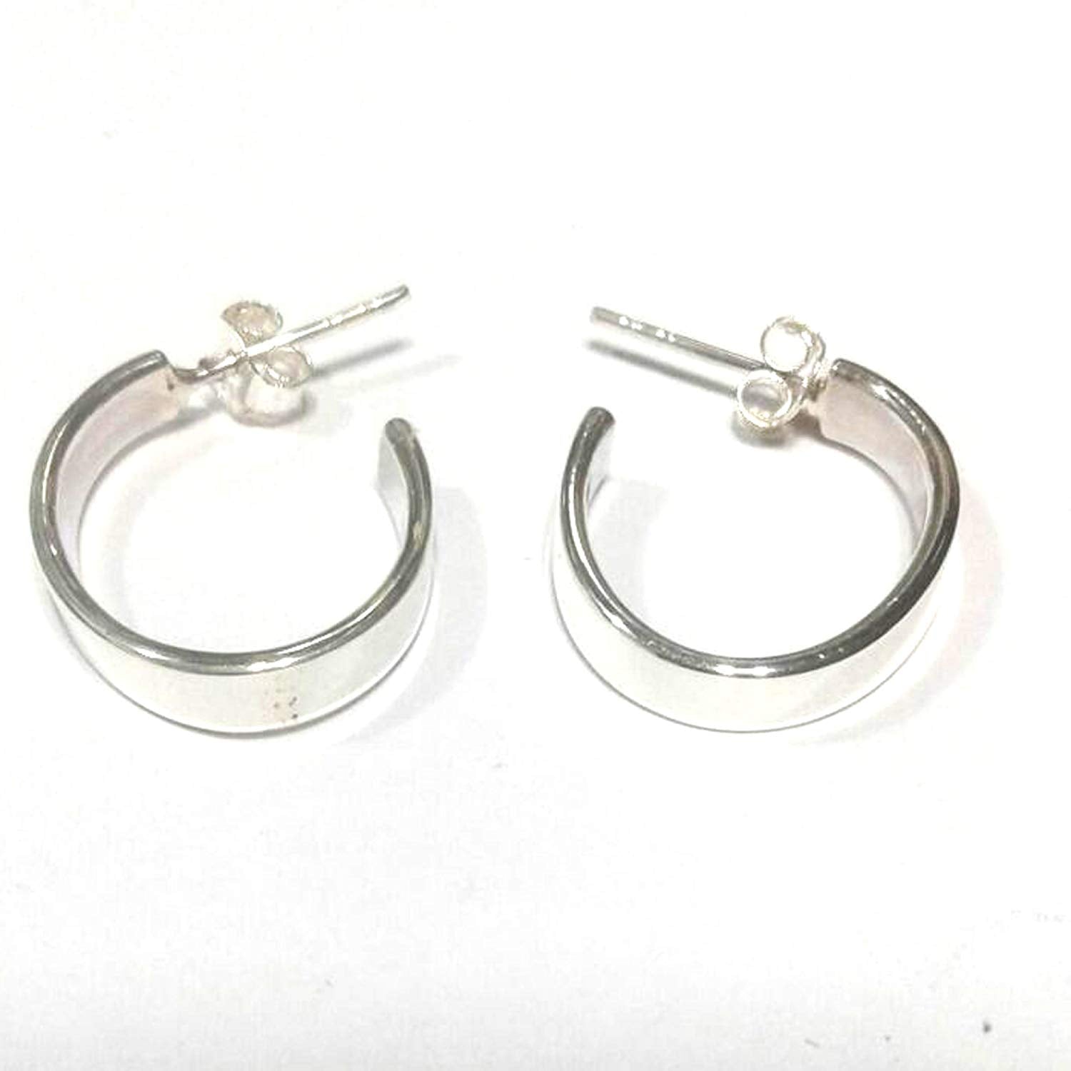 atjewels .925 Sterling Silver Hoop Earrings For Girl's and Women's For MOTHER'S DAY SPECIAL OFFER - atjewels.in