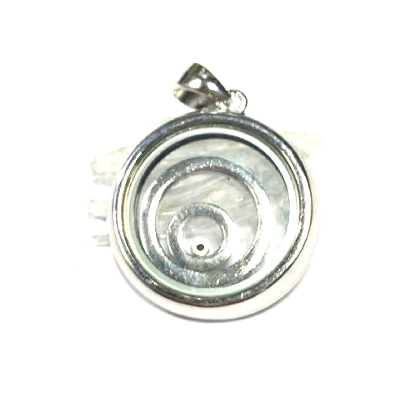 atjewels Round Cut White CZ .925 Sterling Silver Pendant For Girl's & Women's For MOTHER'S DAY SPECIAL OFFER - atjewels.in