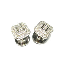 atjewels .925 Sterling silver Round Cut White Cubic Zircon Pair Of Hexagon Shape Cufflink For Men MOTHER'S DAY SPECIAL OFFER - atjewels.in