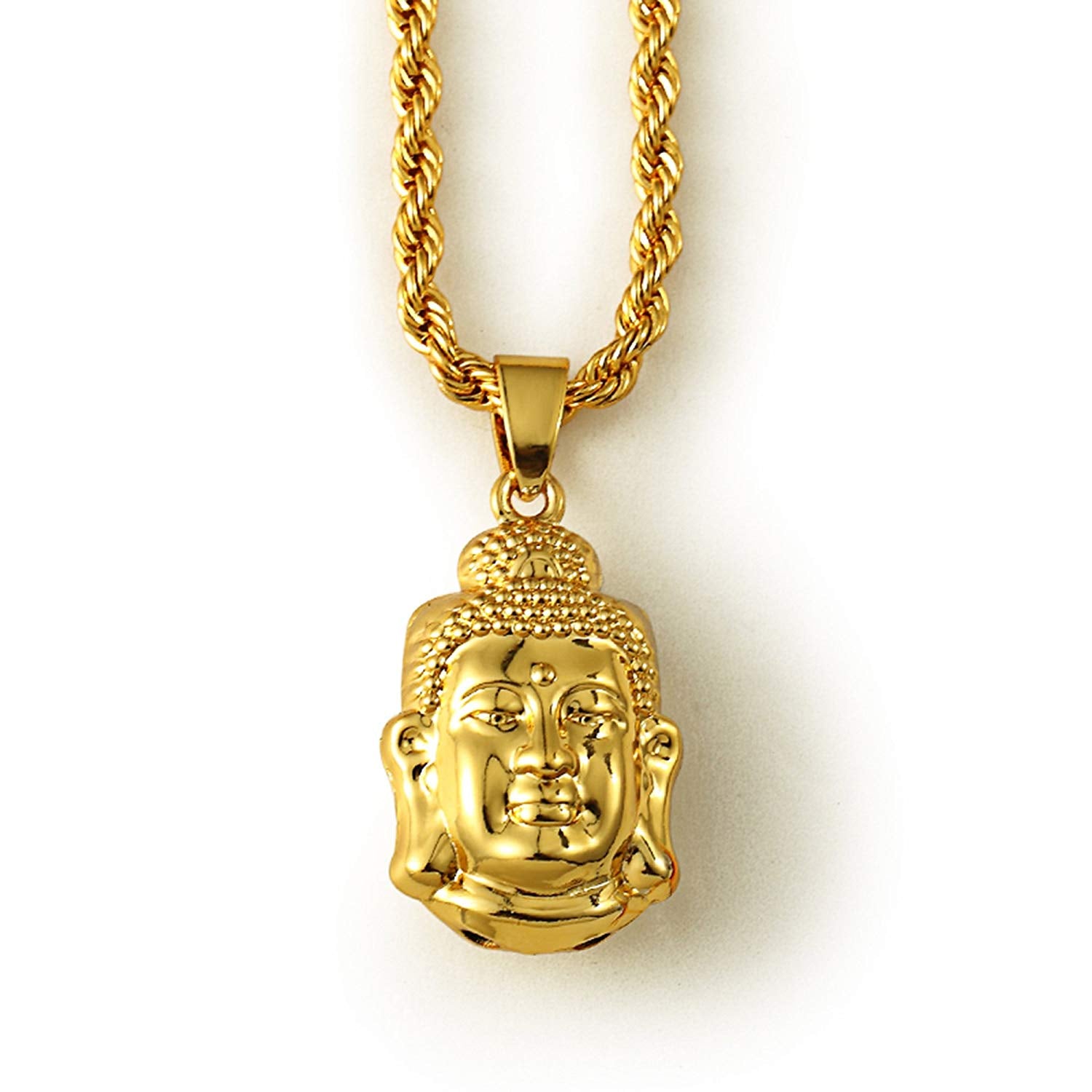 Buddha Pendant - White Gold – Marcozo