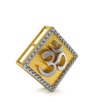 atjewels 14K Two Tone Gold Over .925 Sterling Silver Om Pendant For All Ocassion MOTHER'S DAY SPECIAL OFFER - atjewels.in