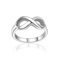 atjewels Women's Promise Band Ring with 18K White Gold Over .925 Sterling Silver MOTHER'S DAY SPECIAL OFFER - atjewels.in