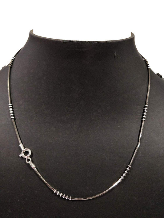 ATJewels 14k Two-Tone Gold Over 925 Sterling Silver Snake Chain 16" Unisex Necklace - atjewels.in