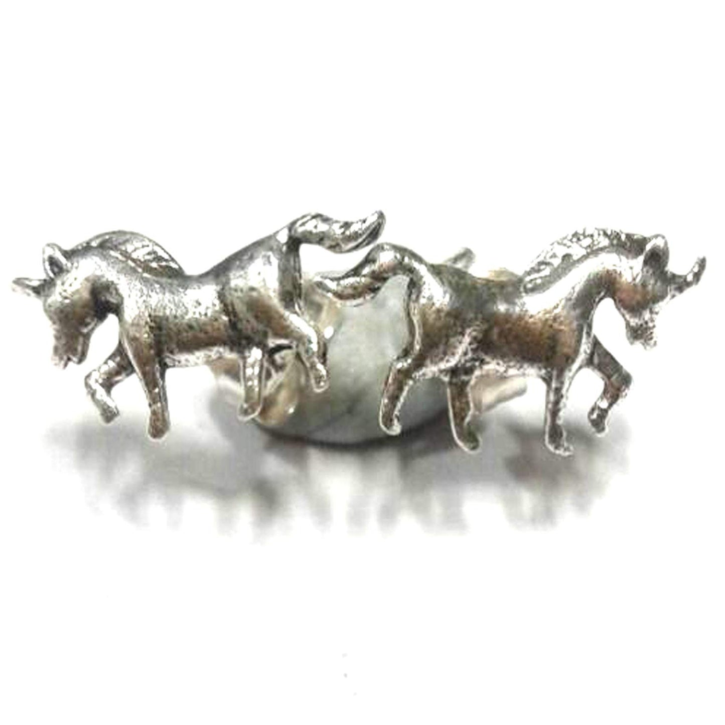 atjewels Oxidised .925 Sterling Silver Horse Stud Earrings For Girl's and Women's For MOTHER'S DAY SPECIAL OFFER - atjewels.in