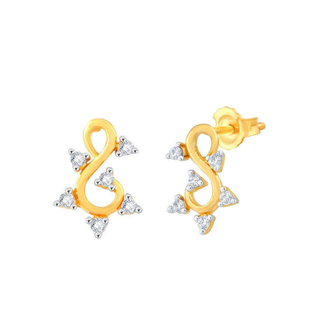 Moomin Gold Plated Letter Earring E - Skultuna - The Official Moomin Shop