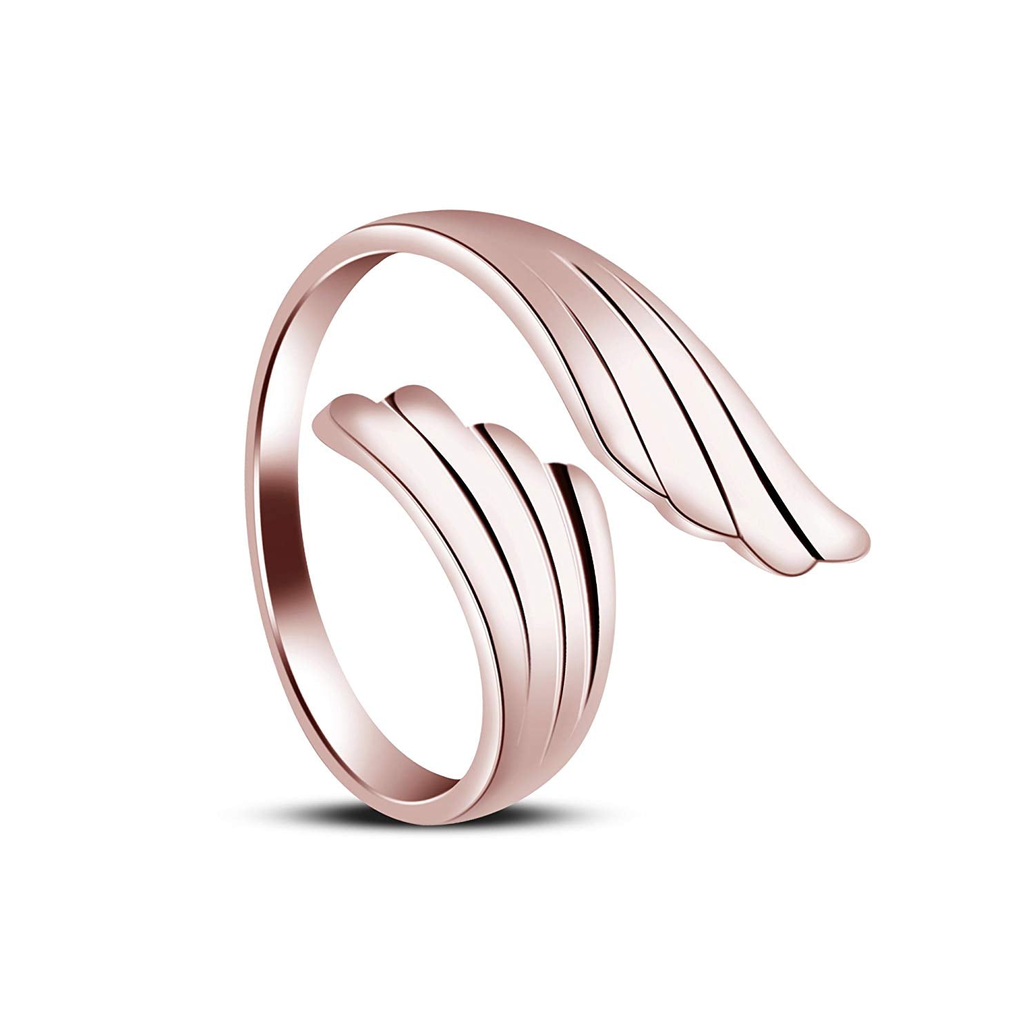 atjewels Adjustable ToeRing in 14K Rose Gold Plated On Silver For Women - atjewels.in