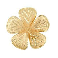 atjewels 14k Yellow Gold Over .925 Sterling Silver Jaswanda Flower For Ganesha MOTHER'S DAY SPECIAL OFFER - atjewels.in