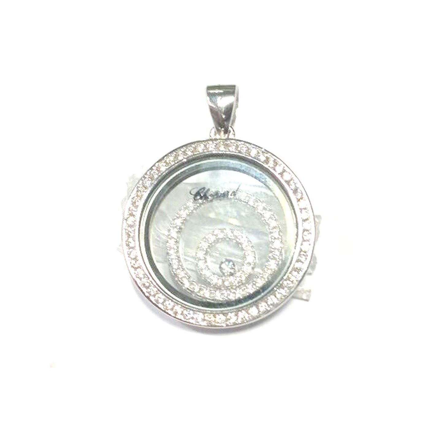 atjewels Round Cut White CZ .925 Sterling Silver Pendant For Girl's & Women's For MOTHER'S DAY SPECIAL OFFER - atjewels.in