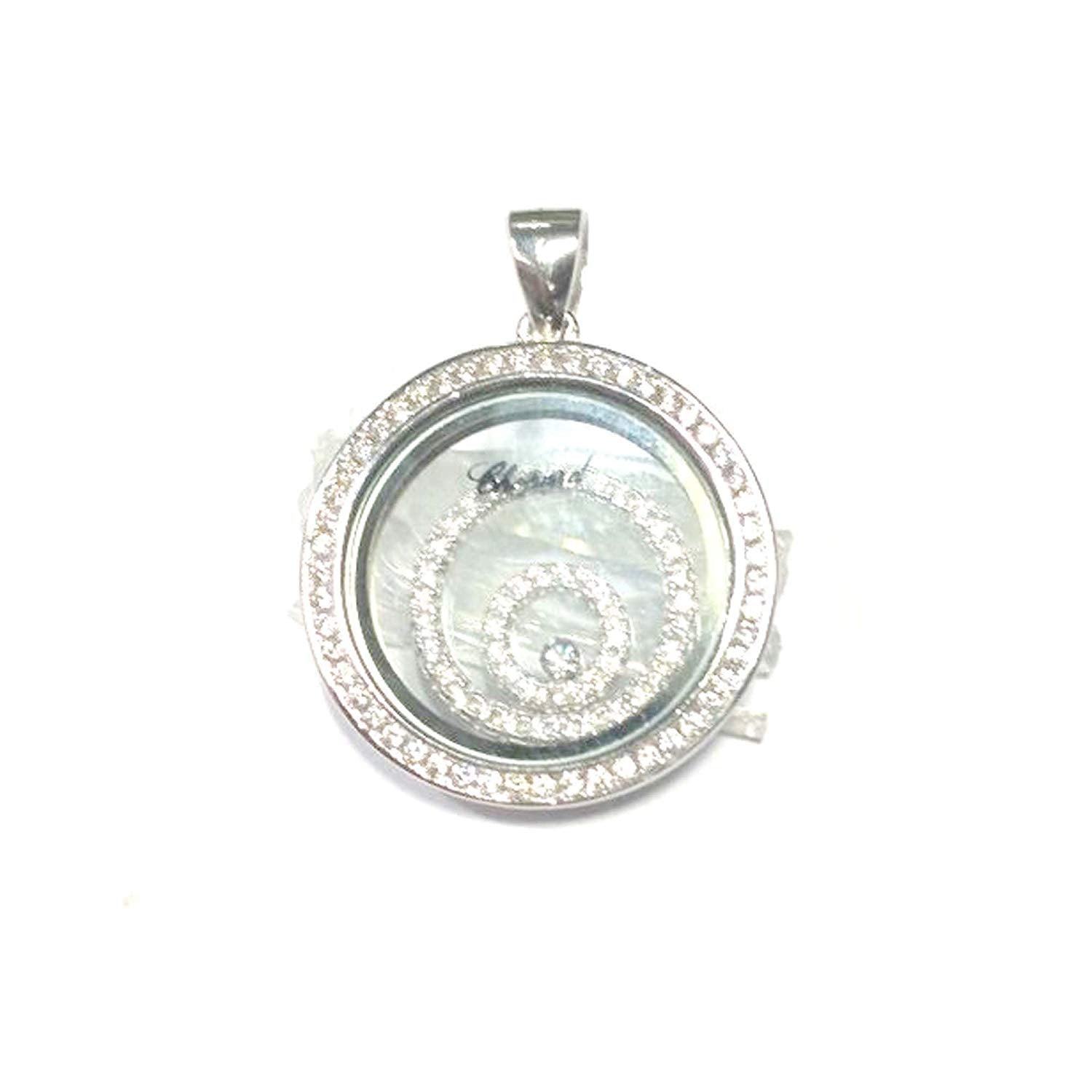 atjewels Round Cut White CZ .925 Sterling Silver Pendant For Girl's & Women's For MOTHER'S DAY SPECIAL OFFER - atjewels.in