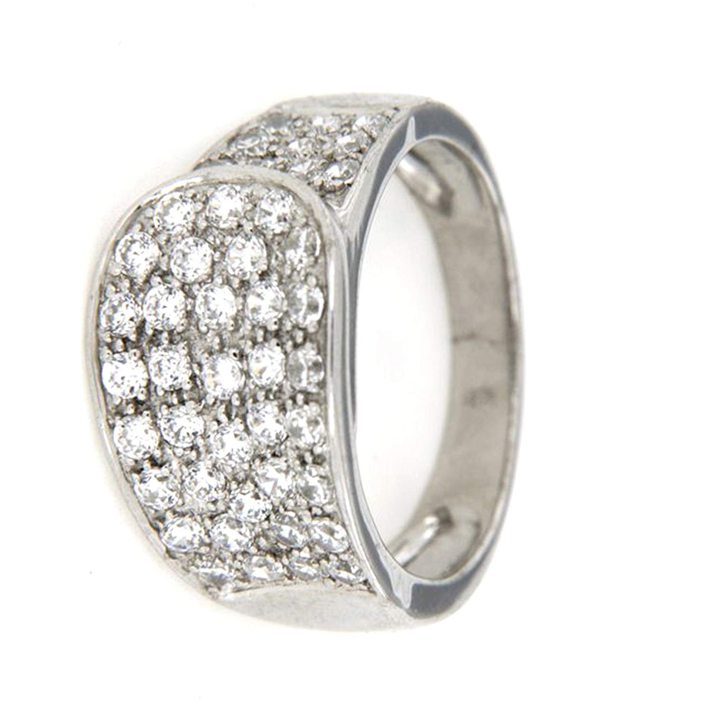 atjewels 14K White Gold on 925 Sterling Silver Engagement Ring MOTHER'S DAY SPECIAL OFFER - atjewels.in