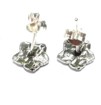 atjewels Oxidised .925 Sterling Silver Rose Stud Earrings For Girl's and Women's For MOTHER'S DAY SPECIAL OFFER - atjewels.in