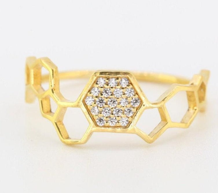 0.04 CT 925 Sterling Silver Round Cut Diamond Women Wedding Ring