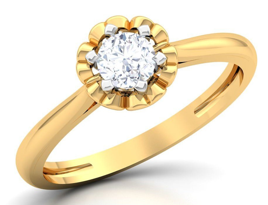 1 CT Round Cut Diamond 925 Sterling Silver Promise Solitaire Ring Gift For Her