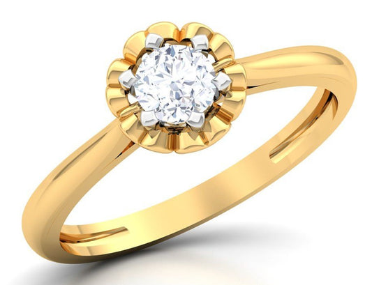 1 CT Round Cut Diamond 925 Sterling Silver Promise Solitaire Ring Gift For Her