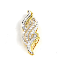 atjewels 18K Yellow Gold Over 925 Silver Fashion Pendant For Women's MOTHER'S DAY SPECIAL OFFER - atjewels.in