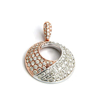 atjewels 18K Yellow Gold Plated on 925 Sterling White CZ New Fashion Pendant MOTHER'S DAY SPECIAL OFFER - atjewels.in