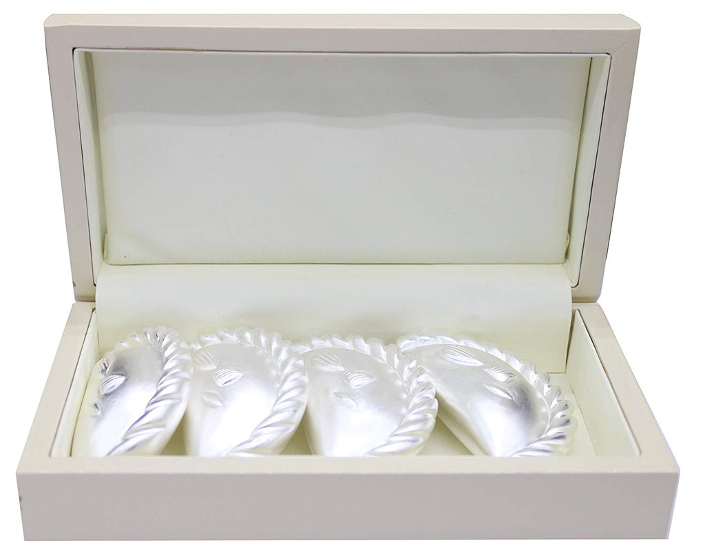 atjewels .925 Sterling Silver 4 Of Pcs Gujiya Sweet For Ganesha Special MOTHER'S DAY SPECIAL OFFER - atjewels.in