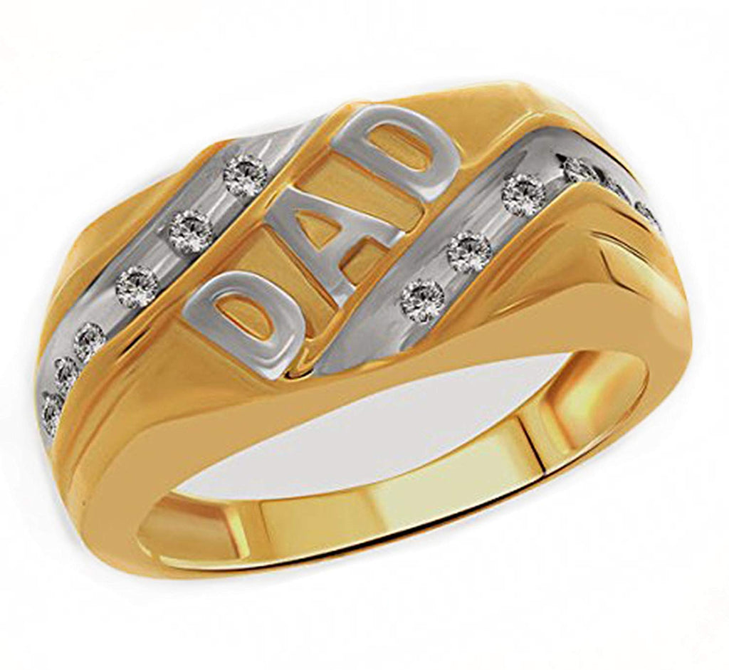 9ct Yellow Gold Dad Ring at Segal's Jewellers