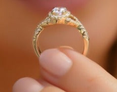 1 CT Round Cut Diamond 925 Sterling Silver Women Engagement Halo Ring