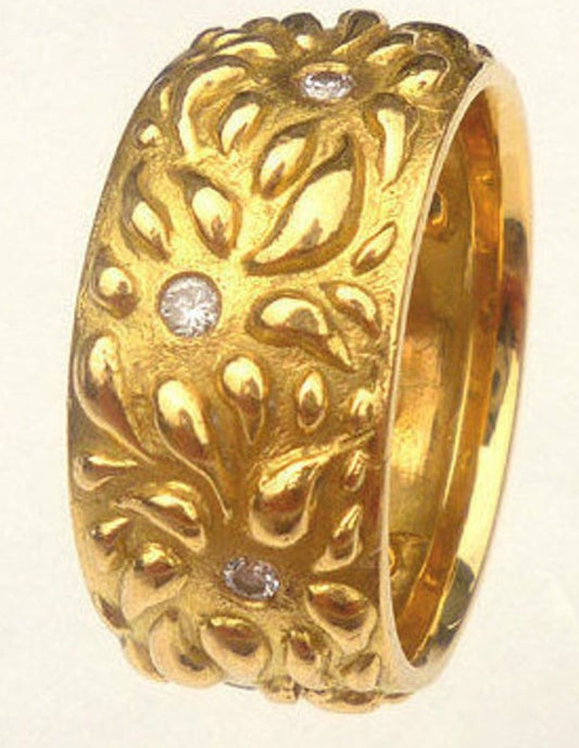 0.10 CT Round Cut Diamond 925 Sterling Silver Women Wedding Floral Flower Band Ring