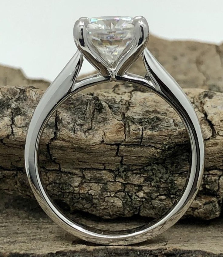 2 CT Cushion Cut Diamond 925 Sterling Sliver Women Anniversary Solitaire Promise Ring - atjewels.in