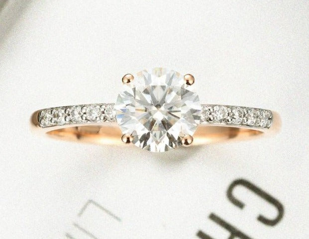 2 CT Round Cut Diamond 925 Sterling Silver Women Anniversary Ring Gift For Her