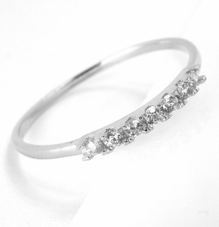 0.30 CT 925 Sterling Silver Round Cut Diamond Women Engagement Ring