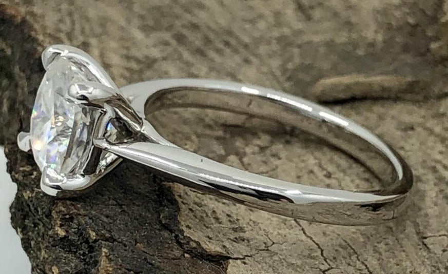 2 CT Cushion Cut Diamond 925 Sterling Sliver Women Anniversary Solitaire Promise Ring - atjewels.in