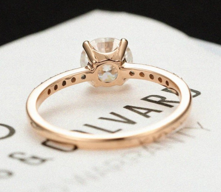 2 CT Round Cut Diamond 925 Sterling Silver Women Anniversary Ring Gift For Her