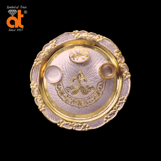Atjewel  Silver Exclusive Akshay Tritya Special Arati Thali