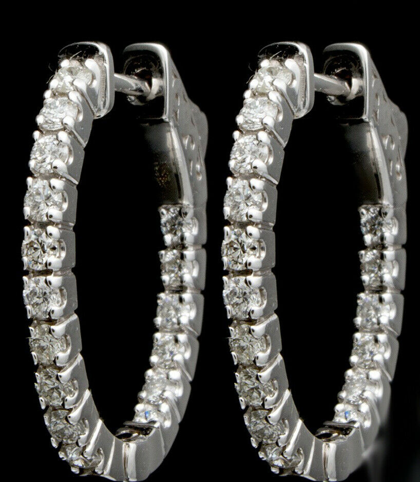 Sterling Silver Oval Huggie Hoop Earrings  Cameron Jewellery