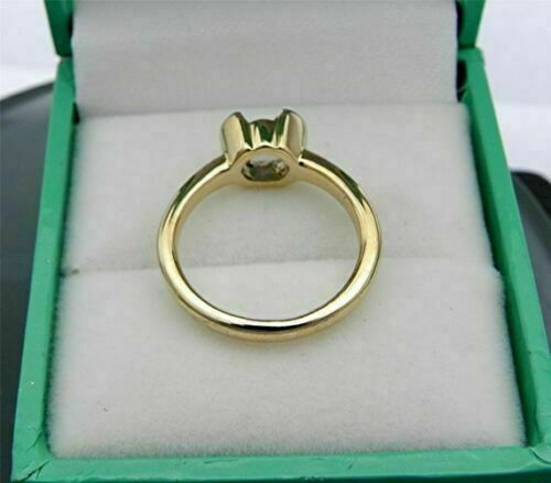 1.75 Ct Round Cut London Blue Topaz 925 Sterling Silver Solitaire Engagement Ring