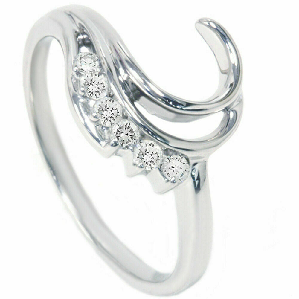 1/4 Ct Round Cut Diamond Solitaire Enhancer Guard 925 Sterling Silver Anniversary Gift Ring