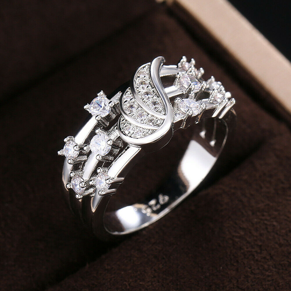 0.75 Ct Round Cut Diamond Elegant 925 Sterling Silver Unique Ring Gift For Her