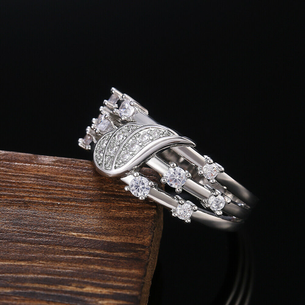 0.75 Ct Round Cut Diamond Elegant 925 Sterling Silver Unique Ring Gift For Her