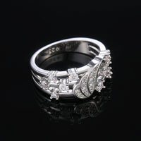 0.75 Ct Round Cut Diamond Elegant 925 Sterling Silver Unique Ring Gift For Her