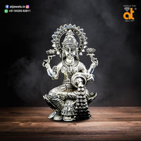 Silver Goddess Laxmi Idol