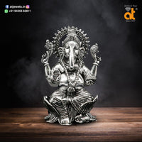 Silver Lord Ganesh Idol