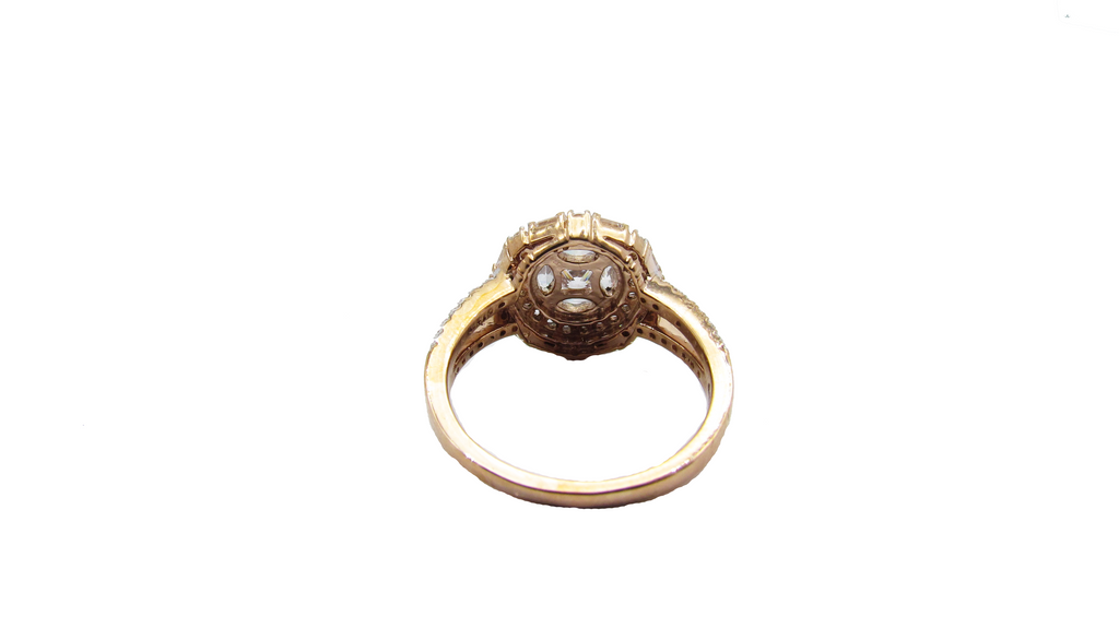 Flower Design Rose Gold Ring