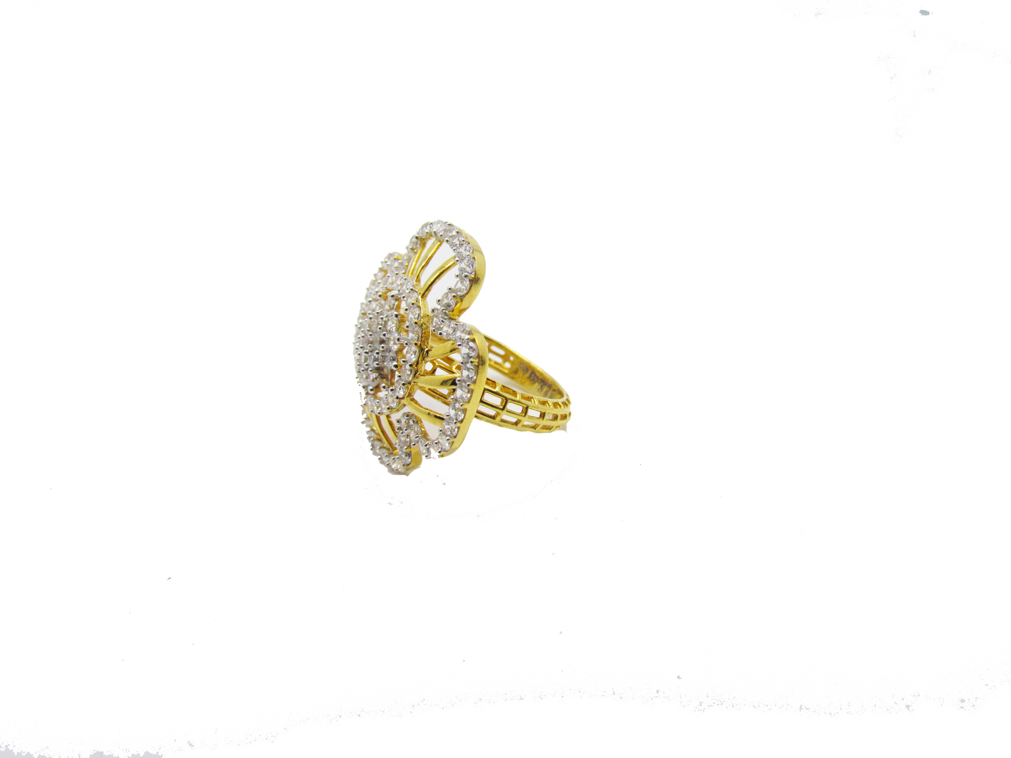 Sunflower Design gold ring